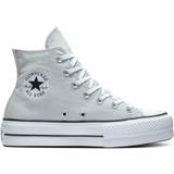 Converse Sølv Sko Converse Chuck Taylor All Star Lift High Top W - Light Silver/Black/White