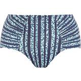 26 - Dame - Elastan/Lycra/Spandex Badetøj Miss Mary Bondi Bikini Panty - Navy Blue
