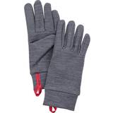 Grå - Polyester Tilbehør Hestra Touch Point Warmth 5-Finger Gloves - Grey