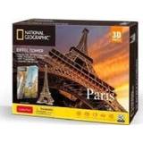 3d puslespil eiffeltårnet CubicFun Paris National Geographic 80 Pieces