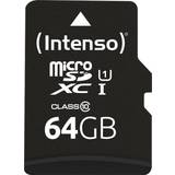 Intenso microSDXC Hukommelseskort & USB Stik Intenso microSDXC Class 10 UHS-I U1 90MB/s 64 GB