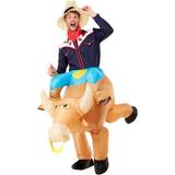 Dragter - Oppustelig Dragter & Tøj Smiffys Inflatable Bull Rider Costume