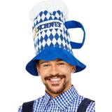 Blå Hatte Kostumer Smiffys Oktoberfest ølhat, blå