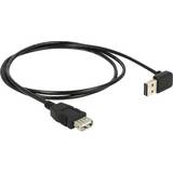 Hun – Hun - Rund - USB-kabel Kabler DeLock USB A-USB A Angled F-F 2m