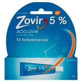 Aciclovir Håndkøbsmedicin Zovir Tube 5% 50mg/g 2g Creme