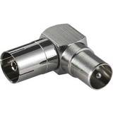 Begge stik - Kabeladaptere Kabler Goobay Angled Coaxial-Coaxial M-F Adapter