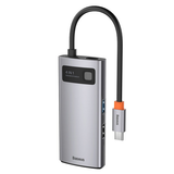 Baseus USB C Kabler Baseus Metal Gleam USB C-HDMI/USB C/USB A Adapter
