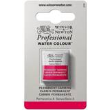 Winsor & Newton Professional Water Colour Permanent Carmine Half Pan