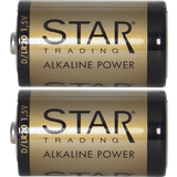 D (LR20) Batterier & Opladere Star Trading D Alkaline Power Longlife Compatible 2-pack