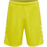 4XL - Dame - Fitness Shorts Hummel Core XK Poly Shorts Unisex - Blazing Yellow