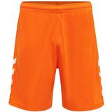 4XL - Dame - Fitness Shorts Hummel Core XK Poly Shorts Unisex - Orange Tiger
