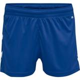 32 - Dame - Stribede Tøj Hummel Core XK Poly Shorts Women - True Blue