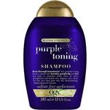Fedtet hår - Glans Silvershampooer OGX Blonde Enhance + Purple Toning Shampoo 385ml