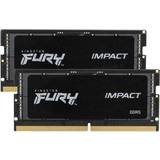 16 GB - SO-DIMM DDR5 RAM Kingston Fury Impact SO-DIMM DDR5 4800MHz 2x16GB (KF548S38IBK2-32)
