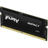 8 GB - SO-DIMM DDR5 - Sort RAM Kingston Fury Impact SO-DIMM DDR5 4800MHz 8GB (KF548S38IB-8)