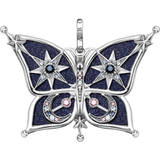 Brun Charms & Vedhæng Thomas Sabo Butterfly Star & Moon Pendant - Silver/Multicolour