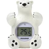 Hvid Badetermometre Mininor Badetermometer Isbjørn