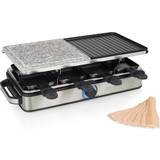 Princess Stål Elgrill Princess Raclette 8 Stone & Grill Deluxe