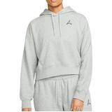 26 - 34 - Grå Overdele Nike Jordan Essentials Fleece Hoodie Women's - Dark Grey Heather