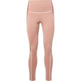 Nylon - Pink Bukser & Shorts Reebok Lux High-Waisted Colorblock Tights Women - Canyon Coral
