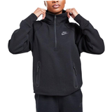 26 - Bomuld - Dame - Fleecetrøjer & Piletrøjer Sweatere Nike Women's Sportswear Tech Fleece 1/4-Zip Top - Black