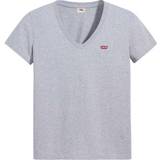 Levi's 14 T-shirts & Toppe Levi's The Perfect V-Neck Tee - Starstruck Heather Grey/Grey
