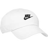 Nike Herre Kasketter Nike Sportswear Heritage86 Futura Washed Cap - White/Black