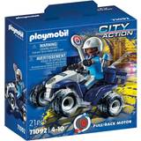 Byer Legesæt Playmobil City Action Police Quad 71092