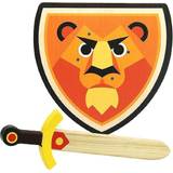 Trælegetøj Legetøjsvåben Vilac Wooden Sword & Shield Lion