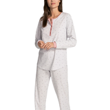 kompleksitet mangel nyse Calida Sweet Dreams Pyjama with Cuff - Rose Bud • Pris »