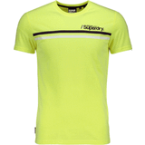 Superdry Core Logo Sport Stripe T-shirt - Neon Yellow