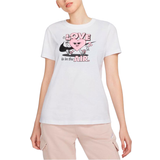 26 - Bomuld - Dame Overdele Nike Sportswear Short-Sleeve T-shirt Women's - White
