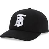 Burberry Dame Hovedbeklædning Burberry Monogram Motif Cotton Jersey Baseball Cap - Black