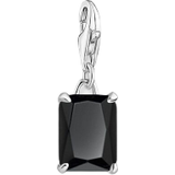 Thomas Sabo Charm Club Collectable Large Charm Pendant - Silver/Black