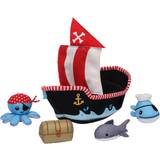 Manhattan Toy Tyggelegetøj Badelegetøj Manhattan Toy Pirate Ship Floating Fill n Spill