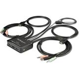 Kvm switch 2 port hdmi StarTech HDMI/2xUSB A/3.5mm-2xHDMI/2xUSB A/2x3.5mm M-F Adapter