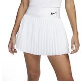 Plisseret - XL Nederdele Nike Court Dri-FIT Advantage Pleated Tennis Skirt Women - White/Black