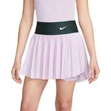 Lilla Nederdele Nike Court Dri-FIT Advantage Pleated Tennis Skirt Women - Doll/Pro Green/White