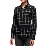 Black Diamond XL Overdele Black Diamond Women's Serenity Flannel Shirt - Black/Alloy/Plaid