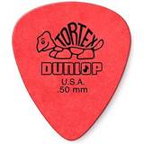 Rød Plekter Dunlop Tortex Standard Guitar Picks .50mm