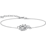 Thomas Sabo Crown Bracelet - Silver/Transparent