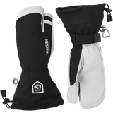 Handsker & Vanter Hestra Army Leather Heli Ski 3-Finger Gloves - Black