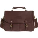 Barbour Brun Tasker Barbour Leather Briefcase - Chocolate