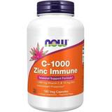 NOW Vitaminer & Kosttilskud NOW Supplements C-1000 Zinc Immune 180 Veg Capsules