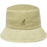 Dame - Elastan/Lycra/Spandex Hatte Kangol Cord Bucket Hat - Beige