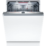 Bosch Fuldt integreret - Hvid Opvaskemaskiner Bosch SMV6ZCX55E White, Grey