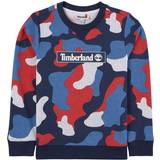 Camouflage - Drenge Sweatshirts Timberland Camo Sweatshirt - Navy (T25T14)
