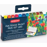 Hvid Akvarelmaling Derwent Inktense Paint Pan Travel Set