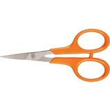 Orange Neglesakse Fiskars Curved Manicure Scissors with Sharp Tip