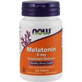 Melatonin Vitaminer & Kosttilskud NOW Melatonin Sustained Release 5mg 120 stk